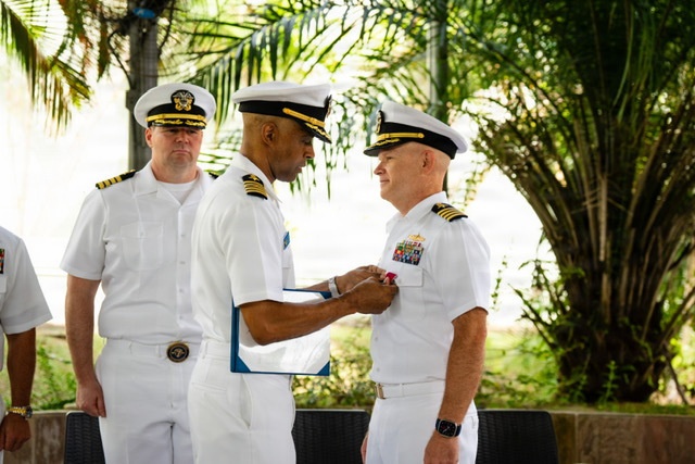 Commander, Destroyer Squadron 7 Change of Command