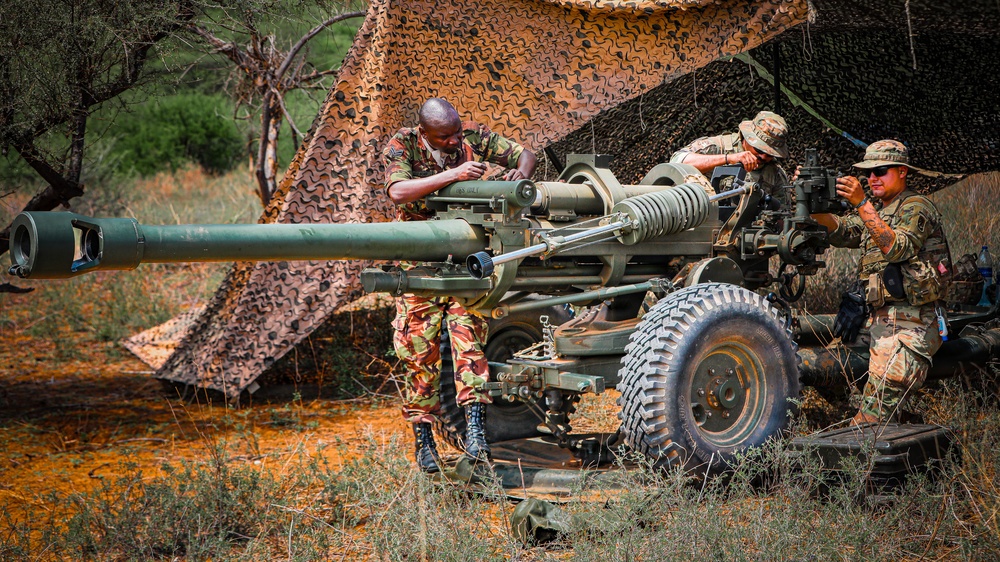 US, Kenya artillery crews certify on Table VI during Justified Accord 2026