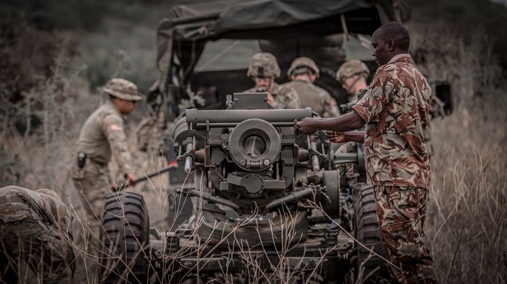 US, Kenya artillery crews certify on Table VI during Justified Accord 2026
