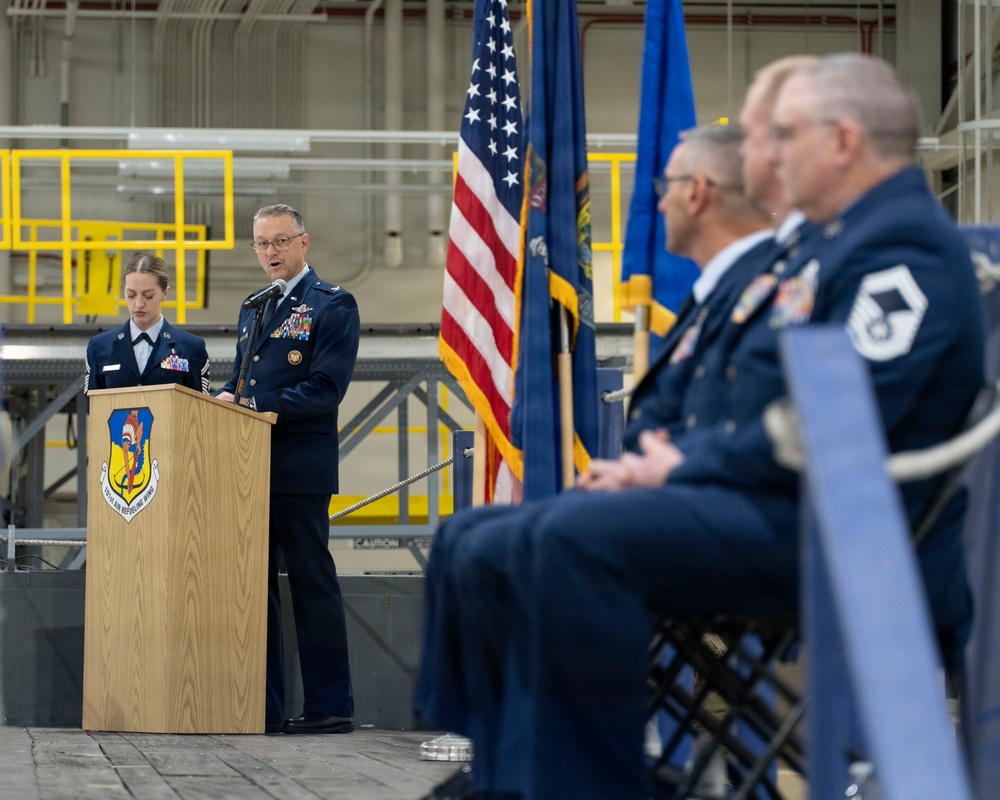 Change of Command for 101st Air Refueling Wing Command Chief