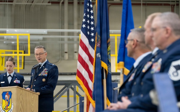 Change of Command for 101st Air Refueling Wing Command Chief