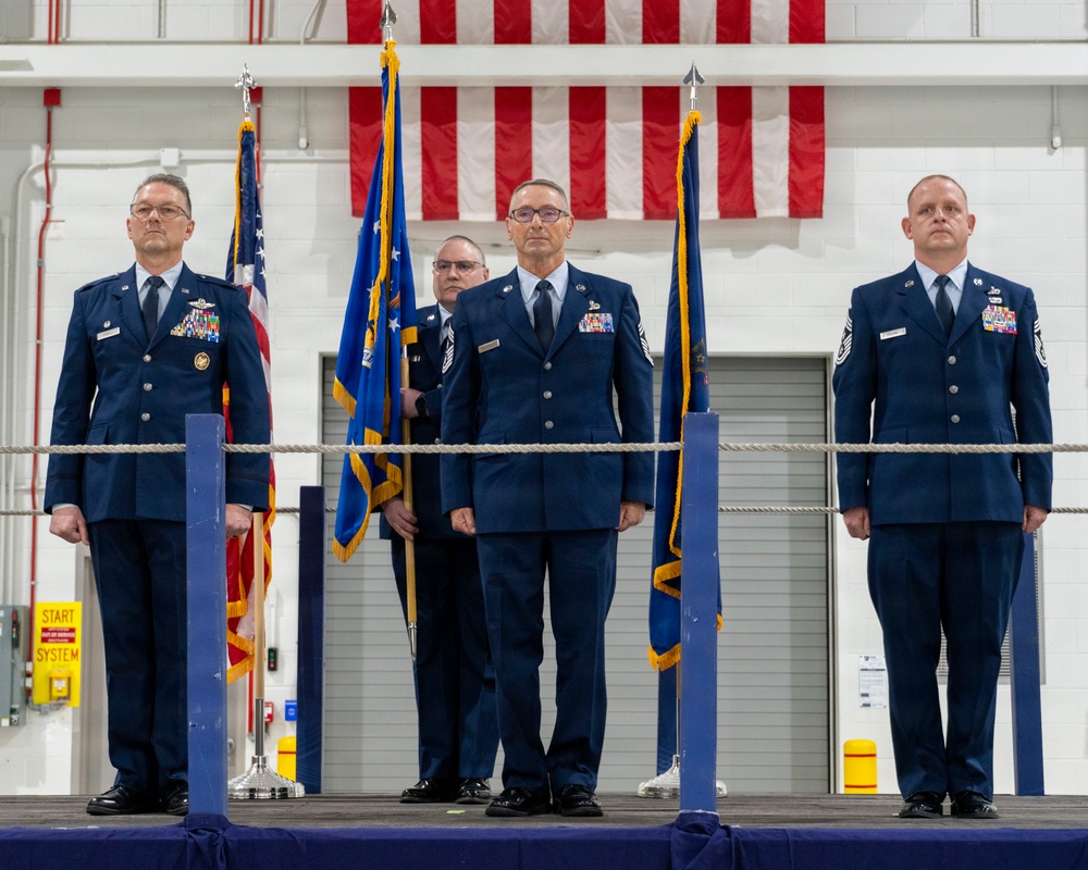 Change of Command for 101st Air Refueling Wing Command Chief