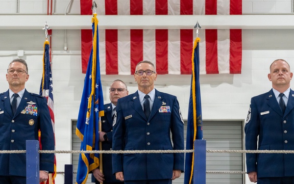 Change of Command for 101st Air Refueling Wing Command Chief