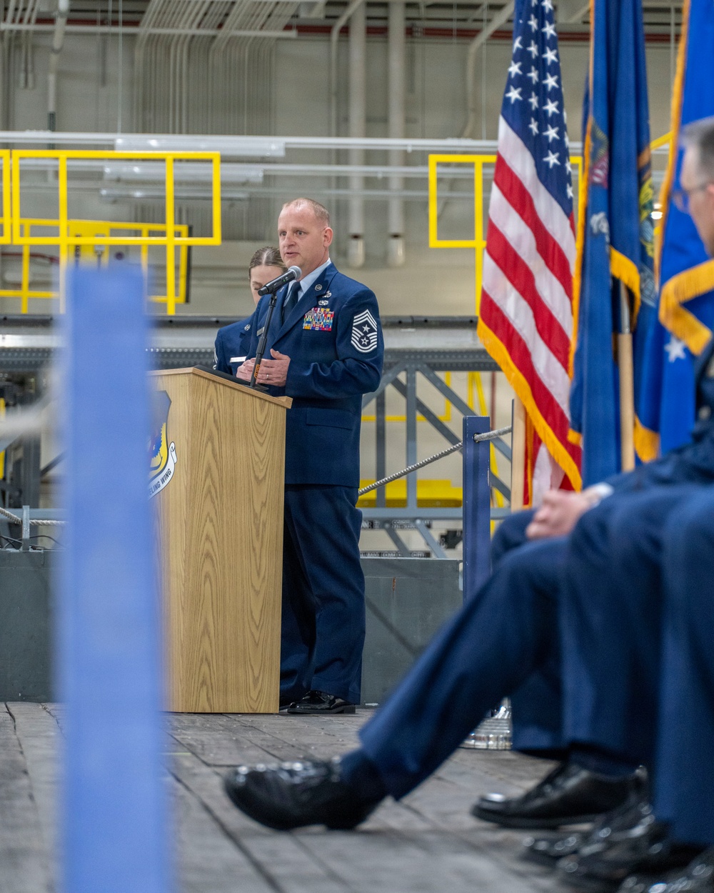 Change of Command for 101st Air Refueling Wing Command Chief