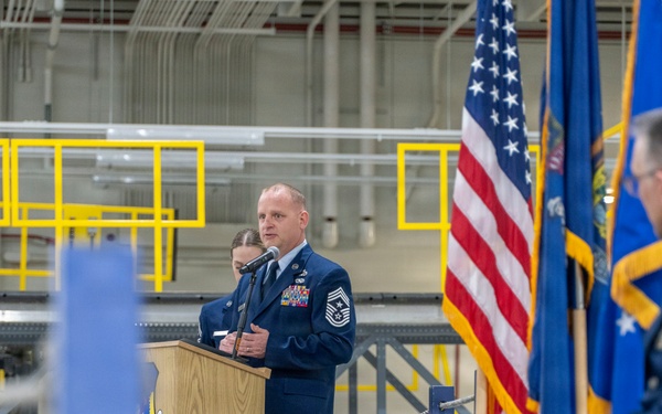 Change of Command for 101st Air Refueling Wing Command Chief
