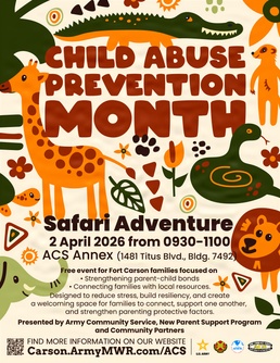 Child Abuse Prevention Month: Fort Carson event to build awareness