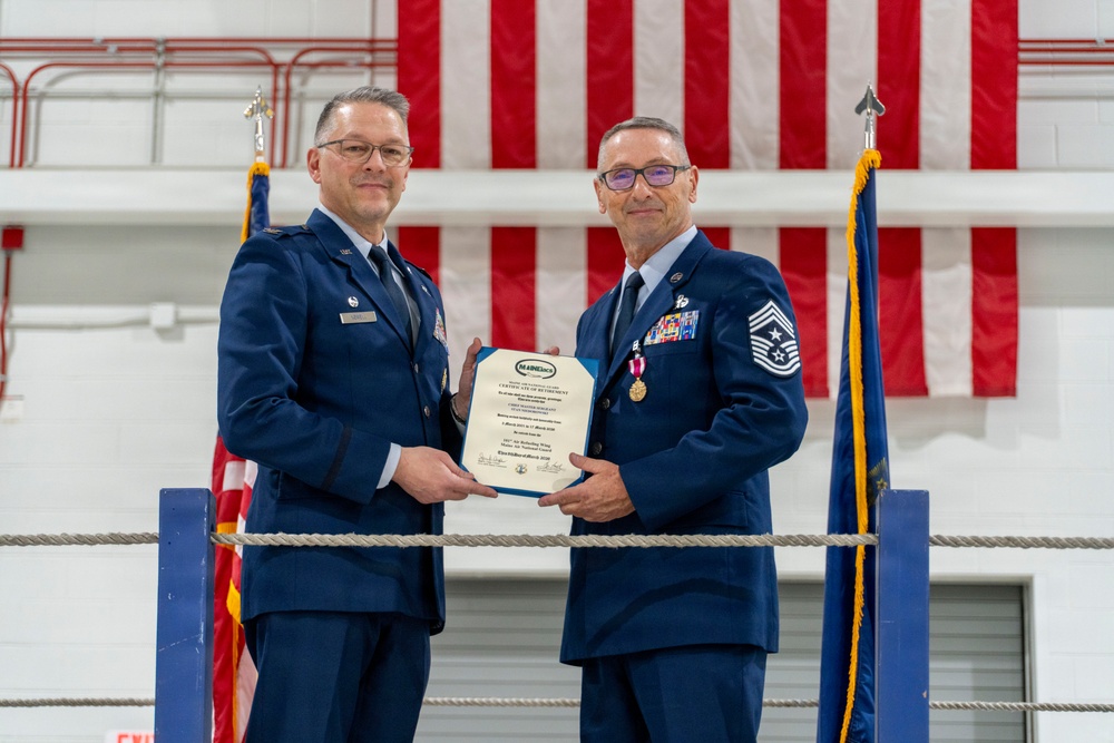 Chief Master Sgt. Niedorowski Retirement