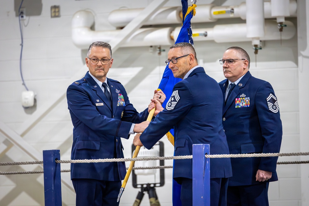 Change of Command for 101st Air Refueling Wing Command Chief