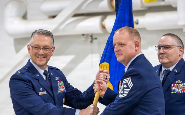 Change of Command for 101st Air Refueling Wing Command Chief
