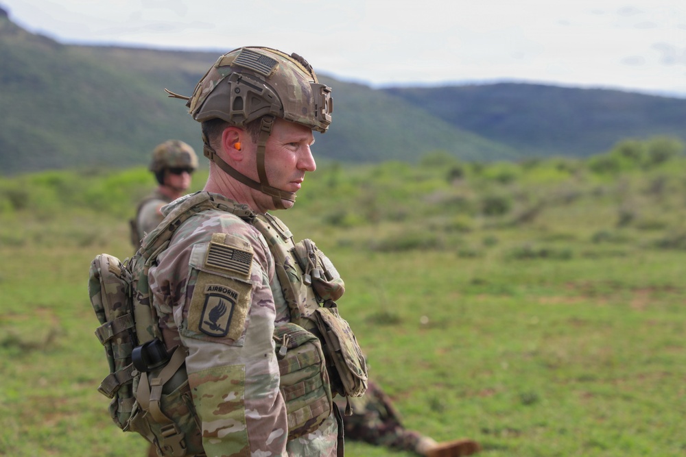 SETAF-AF, 51st Troop Command leaders conduct training site survey with KDF during Justified Accord 2026