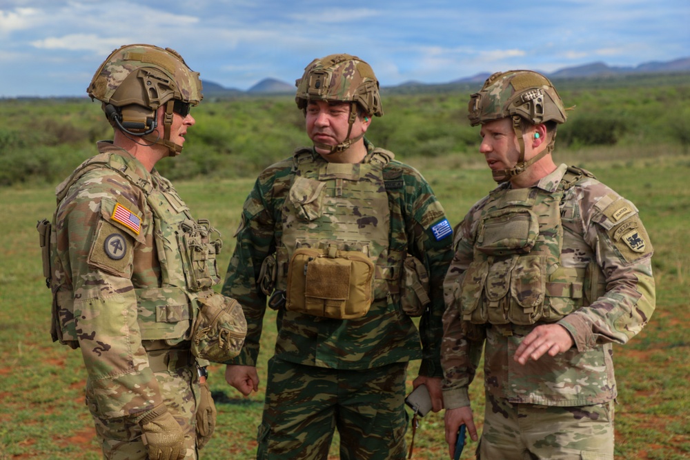 SETAF-AF, 51st Troop Command leaders conduct training site survey with KDF during Justified Accord 2026