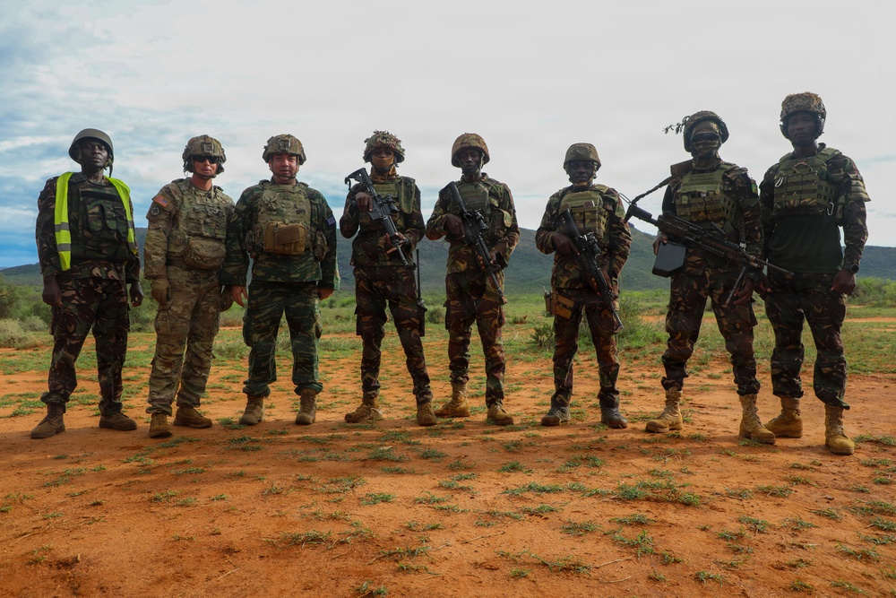 SETAF-AF, 51st Troop Command leaders conduct training site survey with KDF during Justified Accord 2026