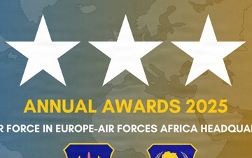 U.S. Air Forces Europe – Air Forces Africa congratulates 2025 Annual Award winners