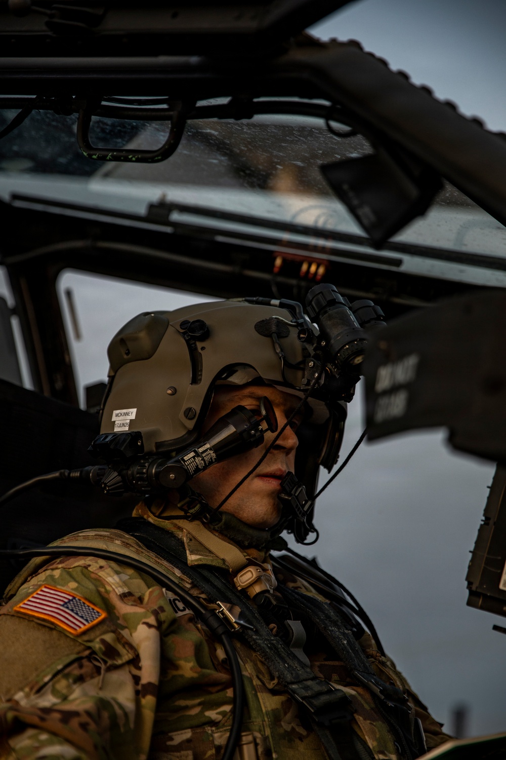 Apache Run Up, Close up Portrait