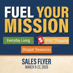 ‘Courtside Cravings – Slam Dunk Savings’ available via Commissary Sales Flyer for March 9-22