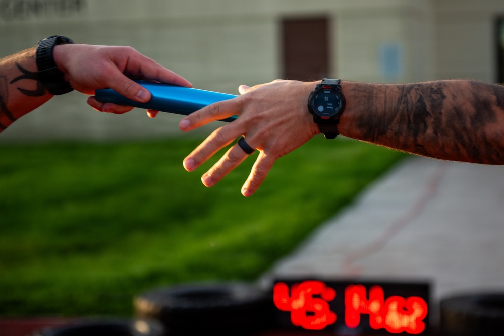 Travis Airmen compete in 100K relay race