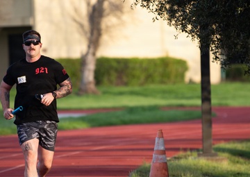Travis Airmen compete in 100K relay race