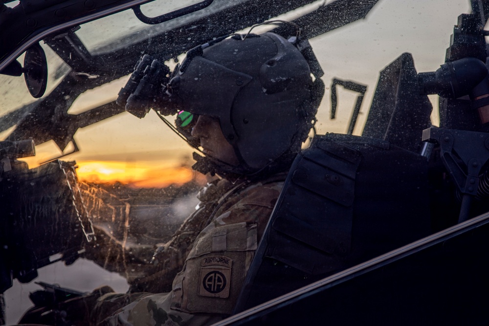 Apache Run Up, No Glare Here