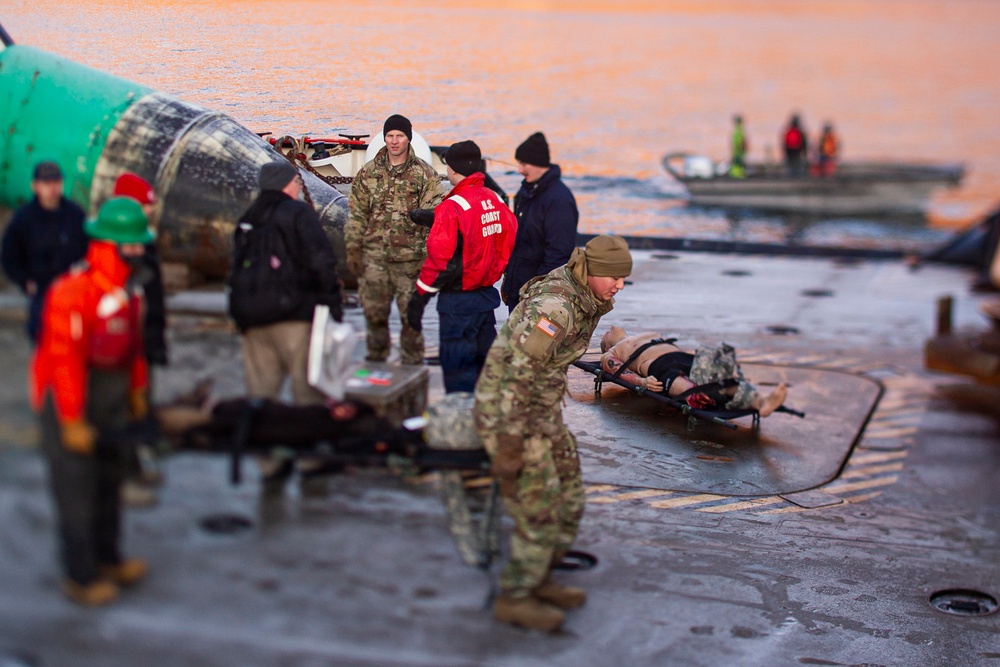OPMED product developers, Joint Force medical experimentation team join USCGC Fir crew for shipboard medical experimentation during ARCTIC EDGE 2026