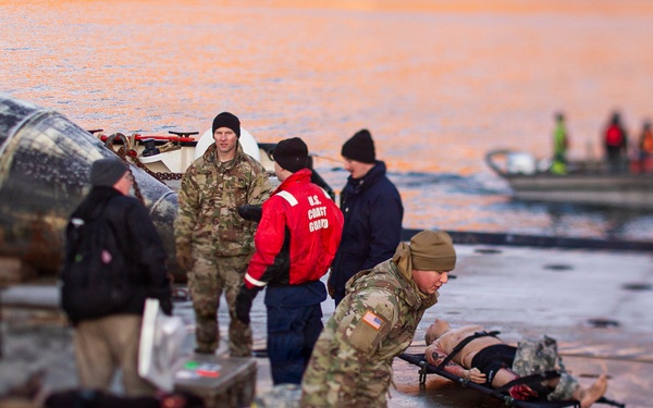 OPMED product developers, Joint Force medical experimentation team join USCGC Fir crew for shipboard medical experimentation during ARCTIC EDGE 2026