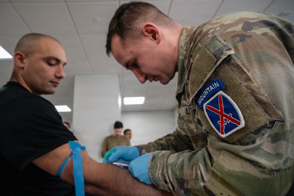 2BCT Walking Blood Bank Preparation