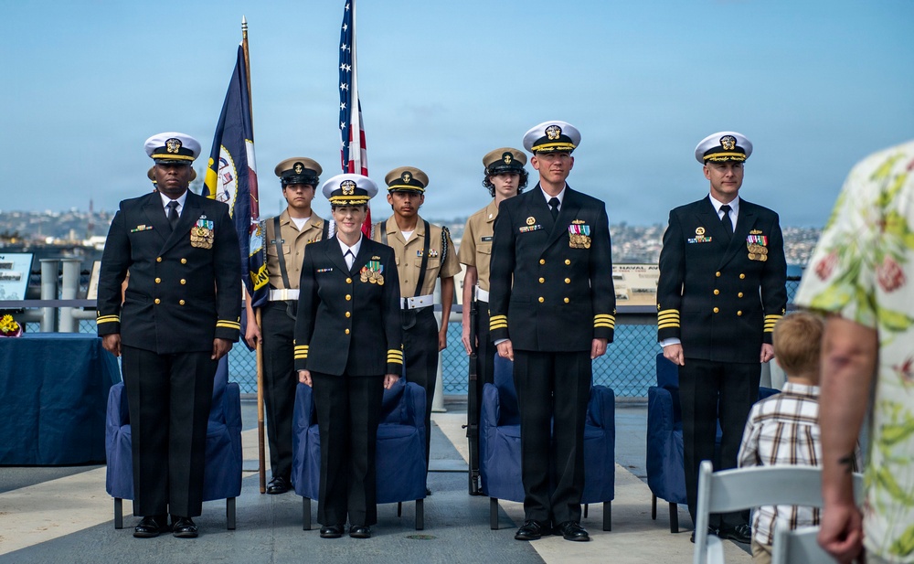 USS Manchester (LCS-14) Change of Command Ceremony