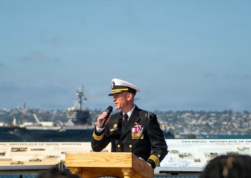 USS Manchester (LCS-14) Change of Command Ceremony