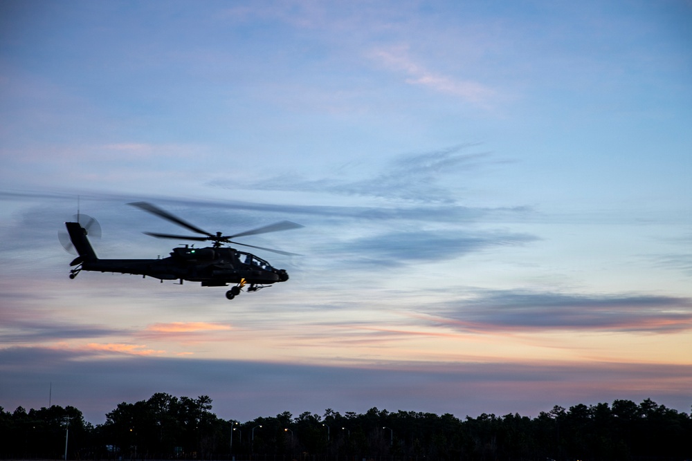 Apache Run Up, Pretty sky