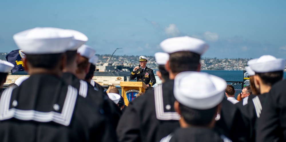 USS Manchester (LCS-14) Change of Command Ceremony
