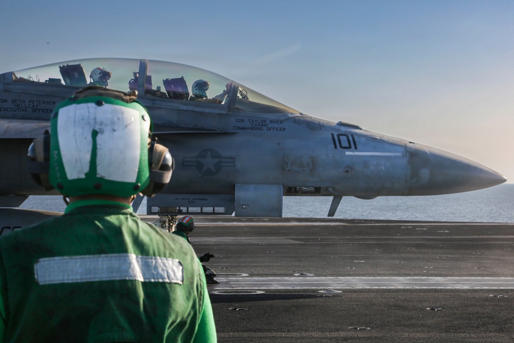 USS Abraham Lincoln (CVN72) supports Operation Epic Fury
