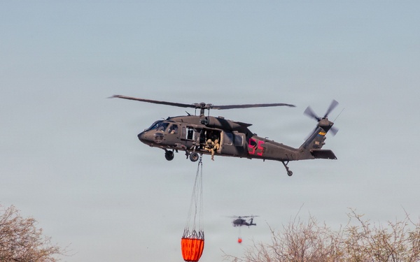 2-285th Assault Helicopter Battalion Conducts Bambi Bucket Training