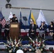 SMMC speaks at christening of future USNS Hector A. Cafferata Jr. (ESB-8)
