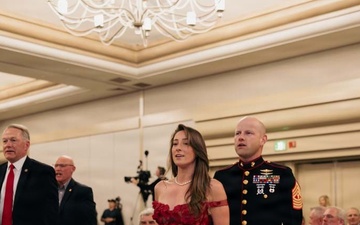 Marine Corps San Diego Band perform for Patriots at Pebble