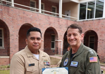 NETC Holds End of Tour Ceremony