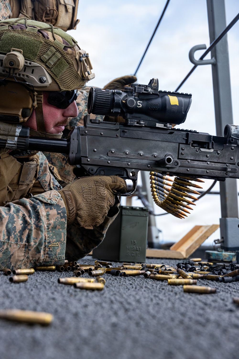 31st MEU | Live-Fire deck shoot aboard the USS New Orleans (LPD-18)