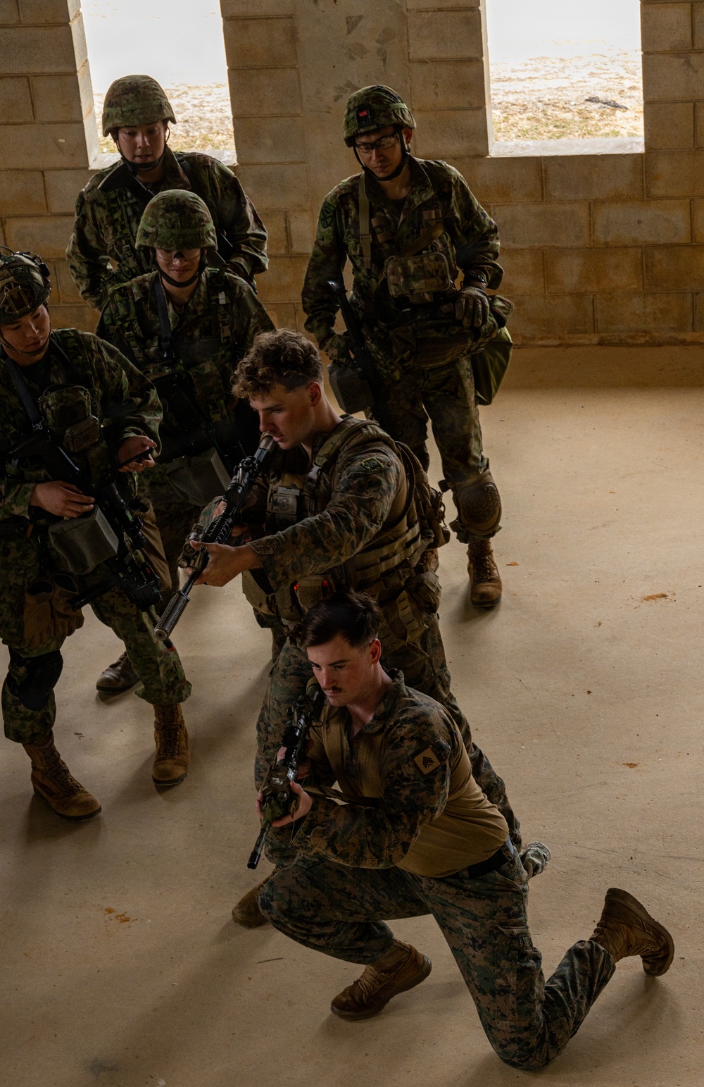 31st MEU | India Co conducts room clearing drills with the JGSDF