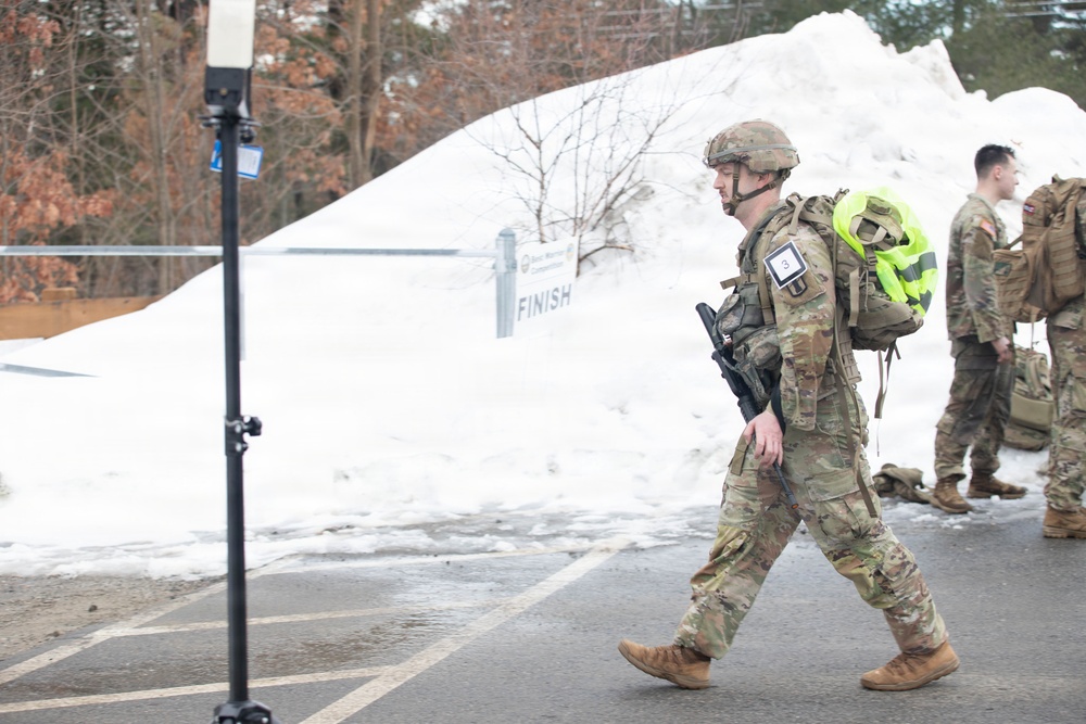 Road March, 2026 New Hampshire Army National Guard State Best Warrior Competition