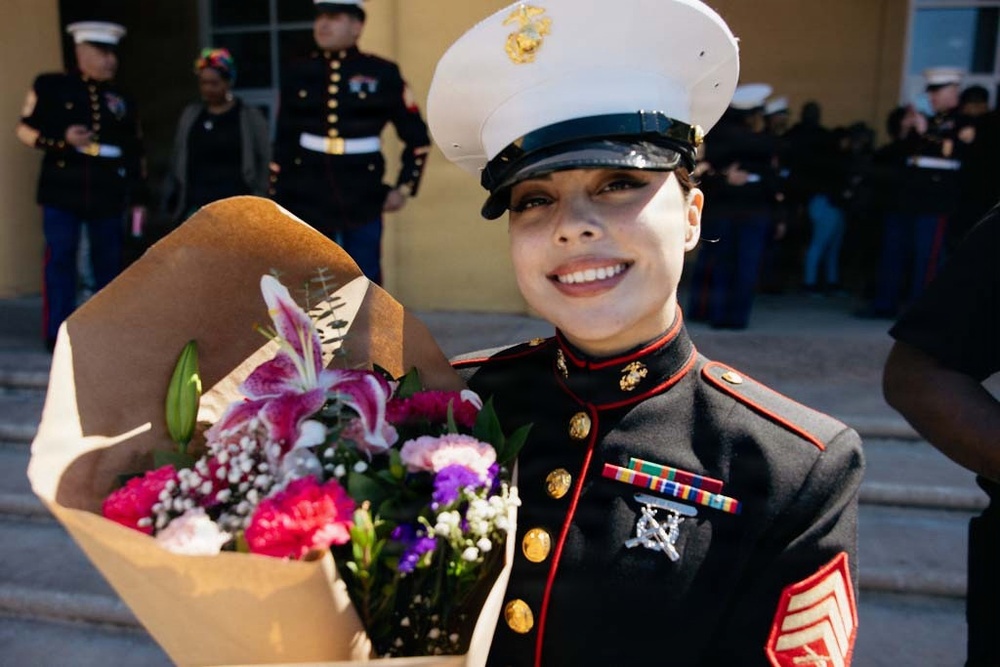 Marine Corps Recruiting and Retention School Graduation