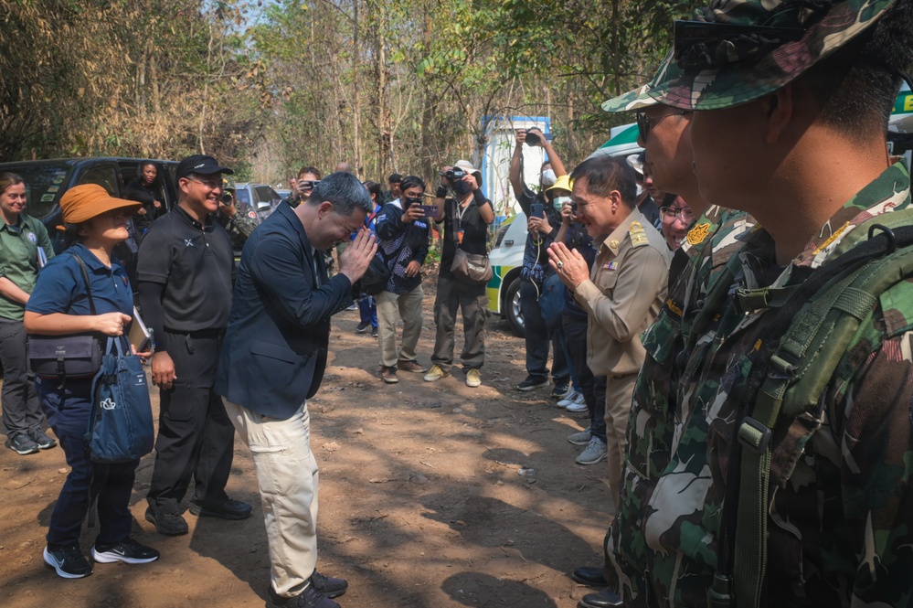 U.S. Ambassador to Thailand and DPAA Leadership visits Recovery Team