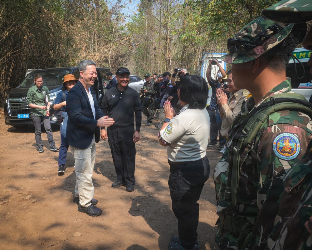 U.S. Ambassador to Thailand and DPAA Leadership visits Recovery Team