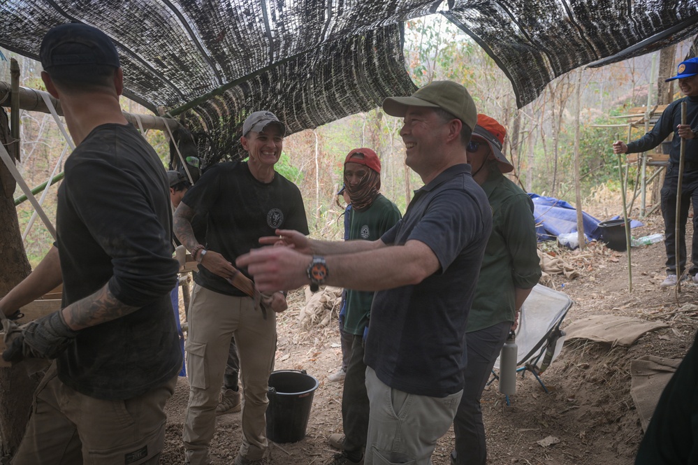 U.S. Ambassador to Thailand and DPAA Leadership visits Recovery Team
