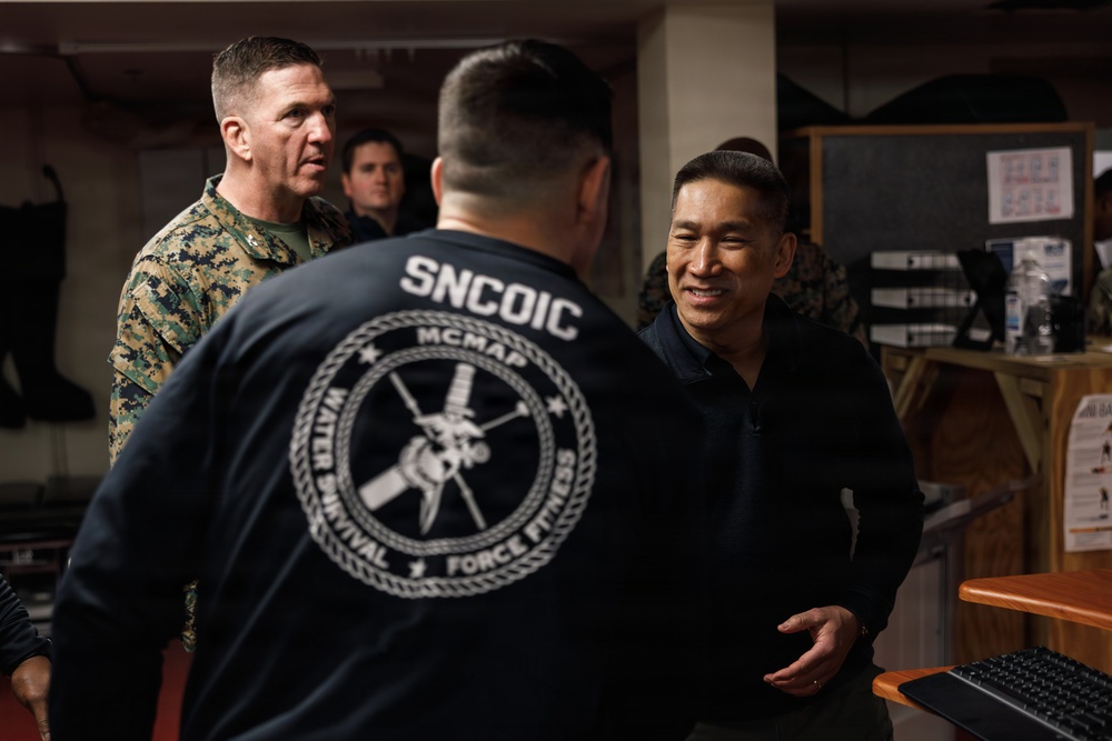 UNSECNAV visits TBS and OCS