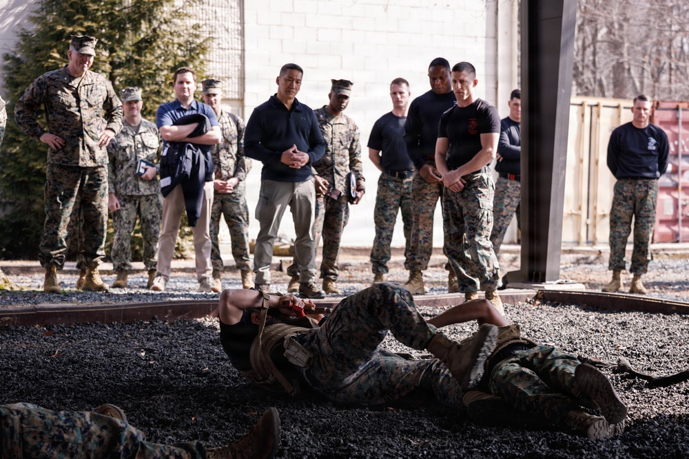 UNSECNAV visits TBS and OCS
