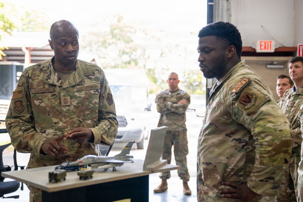 Crows Host 20th Air Force Command Chief