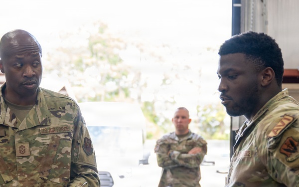 Crows Host 20th Air Force Command Chief