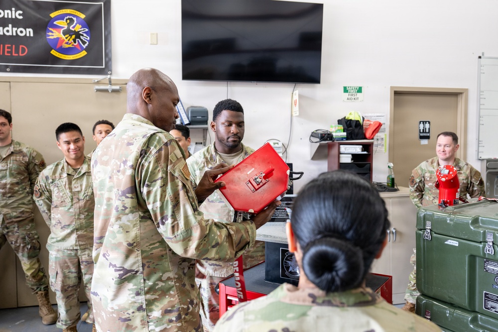 Crows Host 20th Air Force Command Chief