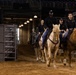 U.S. Marine Corps Mounted Color Guard presents the colors at the Houston Rodeo