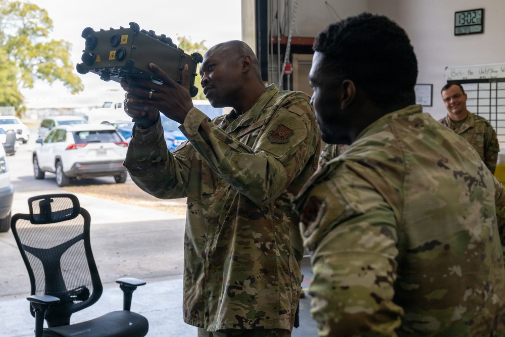 Crows Host 20th Air Force Command Chief