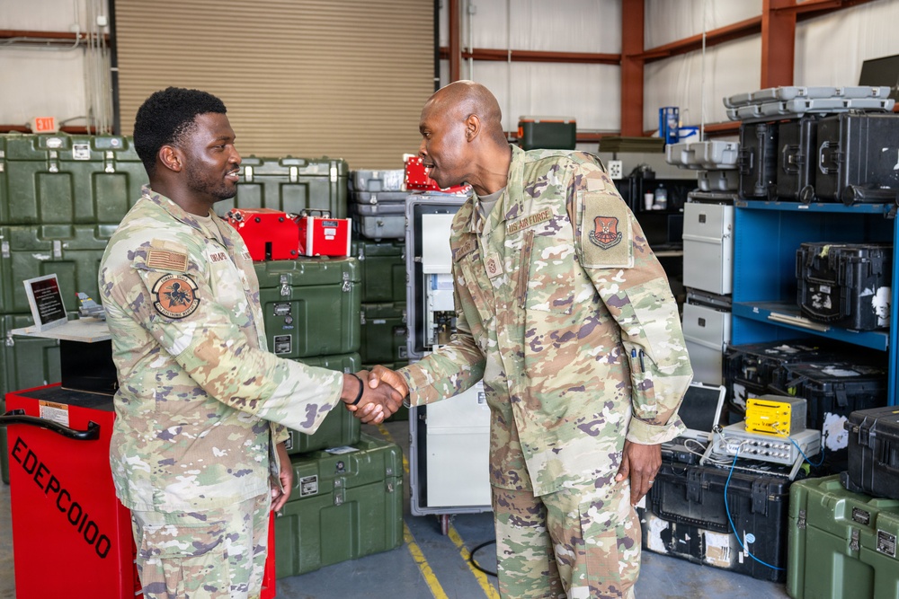 Crows Host 20th Air Force Command Chief