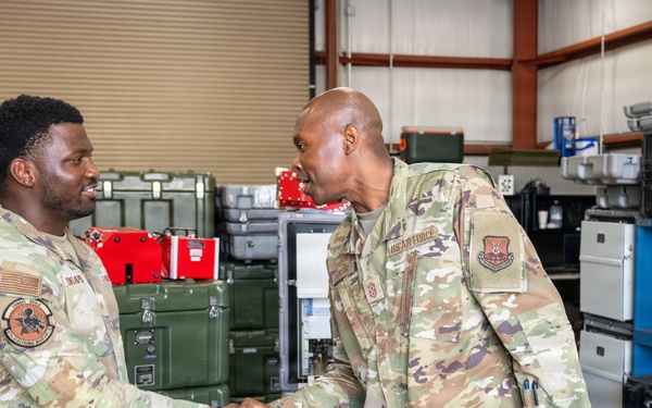 Crows Host 20th Air Force Command Chief
